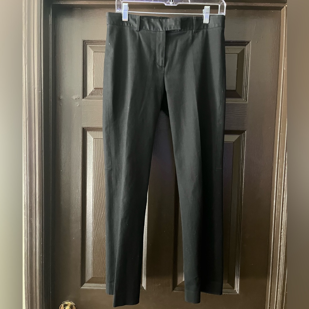 Theory Crop Kick Flare Pant Black Size 4